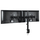 Krah monitori Arctic Z2 Basic, për 2 monitorë deri 27", kapëse tavoline, rrotullim dhe anije, i zi
