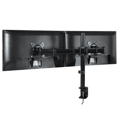 Krah monitori Arctic Z2 Basic, për 2 monitorë deri 27", kapëse tavoline, rrotullim dhe anije, i zi