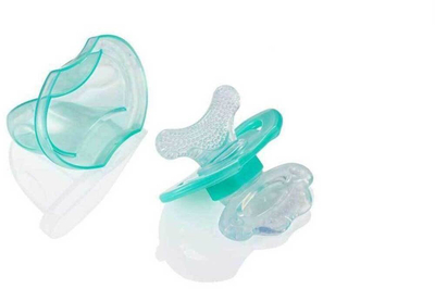 Lodër dhëmbëzimi Brush Baby FrontEase, 3+ muaj, paketë 2 copë, ngjyrë teal
