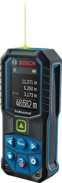 Telemetër lazer Bosch GLM 50-25 G, rreze 50m, IP65, lazer jeshil