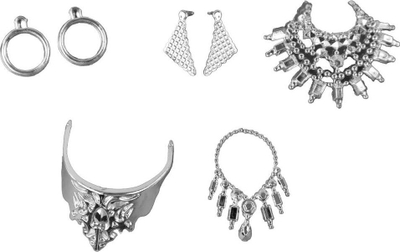 Set kukull Defa Lucy Fashion Girl, 30cm, me aksesorë dhe fustane, rozë