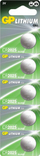 Bateri litiumi GP Specialty CR2025 DL2025, 3V, set 10 copë