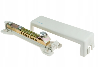 Shinë barazuese EKW7 Equalizing Busbar, 1x50 7x16, e madhe, gri