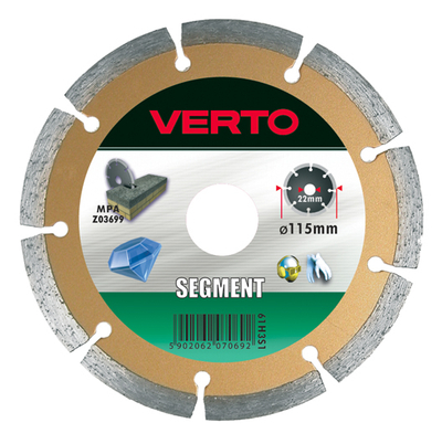 Disk diamanti i segmentuar Verto 61H3S8, 180mm
