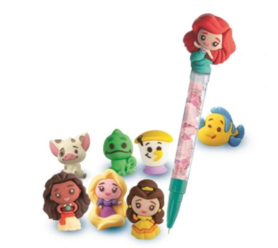 Set kreativ Disney Princesses Clementoni Pen Factory Pen Creator 18210, për stilolapsa DIY, për fëmijë 6+
