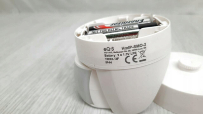 Detektor lëvizje për jashtë Homematic IP HmIP-SMO-2, sensor PIR, sensor drite, i bardhë