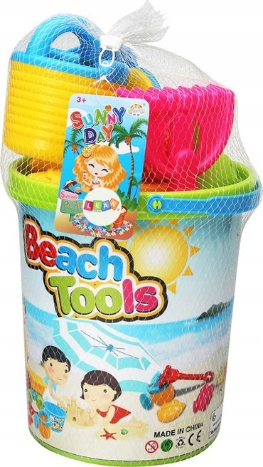 Set lodrash për rërë Lean Toys, kovë dhe mulli uji, shumëngjyrësh