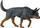 Figurë Collecta - Australian Cattle Dog, L