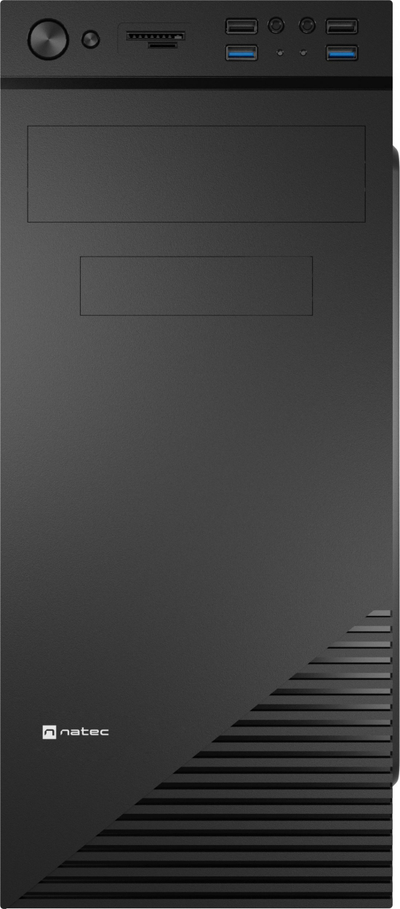Kuti kompjuteri Natec Cabassu G2 NPC-2024, midi tower, USB 3.0, e zezë