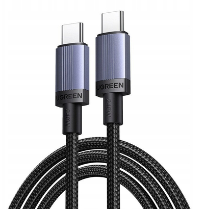 Kabllo USB C në USB C Ugreen L528, 240W, 3m, gri