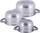 Set tenxheresh Kamille 4926 inoks, 1L 1.5L 2L, 6 copë, ngjyrë argjendtë