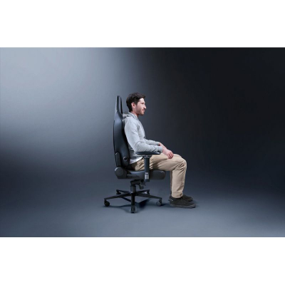 Karrige gaming Razer Iskur V2, ergonomike, sedilje e mbushur, e zezë