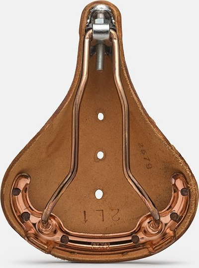 Shalë biçiklete Brooks B17 Special Short, lëkurë, 480g, ngjyrë mjaltë