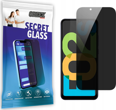 Xham mbrojtës privatësie Grizz SecretGlass për Samsung Galaxy F02s, mbrojtje ekrani, transparencë e lartë