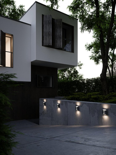 Aplike muri Nordlux Grip LED, Smart CCT, e zezë