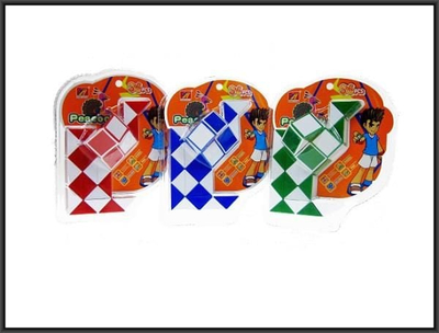 Lodër puzzle Hipo Magic Puzzle 602, kub palloi, jeshile dhe e bardhë