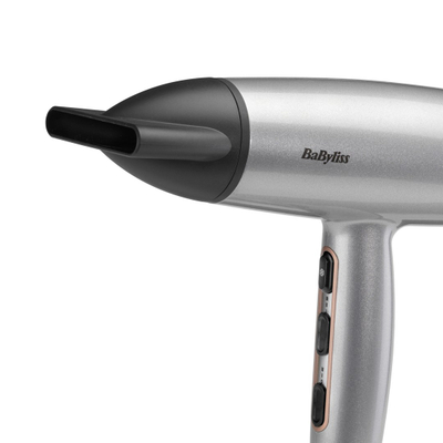 Tharëse flokësh BaByliss D580DE, 2100W, jone, ngjyrë argjendi