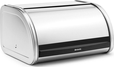 Kuti buke Brabantia Roll Top, çelik inox mat, ngjyrë argjendtë