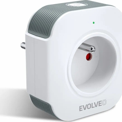 Prizë smart EVOLVEO Porta F16, Wi‑Fi, matje konsumi dritash, e bardhë