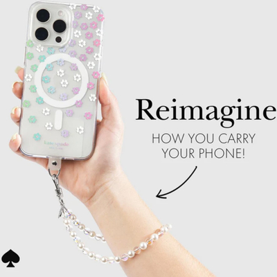 Vath telefoni Kate Spade New York Rock Candy, universal, me rruza, e bardhë transparente