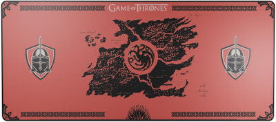 Подлога за глувче Lexip Game of Thrones Targaryen XXL, гејминг, црвена