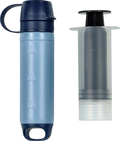 Filtër uji LifeStraw Peak Series Solo, 28mm, portativ, blu malor