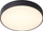 Plafonierë tavani Netlighting LED moderne, 30W 1800lm, 3000K, e zezë