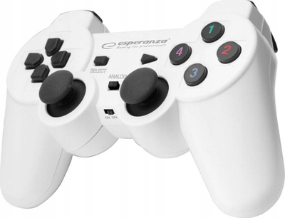 Kontroller Esperanza Gladiator, wireless, i bardhë