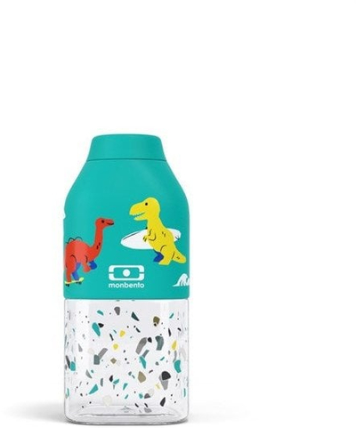 Shishe uji për fëmijë Monbento Positive S, 0.33L, plastikë, dinosaur blu
