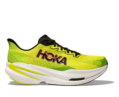 Atlete vrapimi Hoka Mach X 3 për burra, shkumë PEBA, pllakë Pebax, shumëngjyrëshe