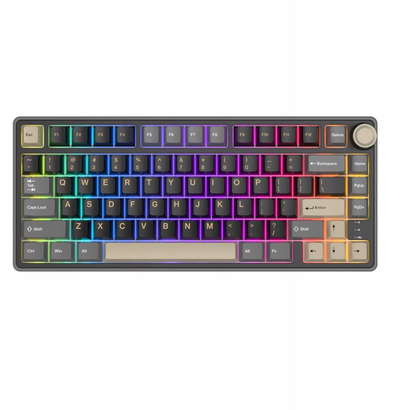 Механичка тастатура Royal Kludge RK R75, 80 копчиња, RGB, со кабел