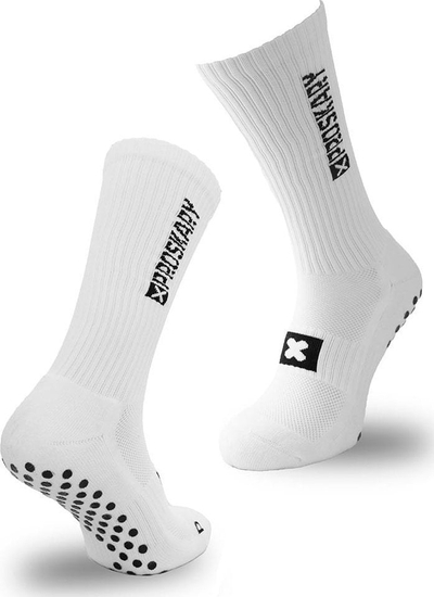 Спортски чорапи Proskary Elite Senior, анти лизгање, бр. 41-47, бели
