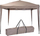 Çadër kopshti Kodra Gazebo, 300 x 300 x 245 cm, me çantë ruajtje, ngjyrë taupe