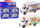 Set lodër kamper akulloresh Leantoys MIX, veturë metalike die cast, mekanizëm fërkimi, shumëngjyrëshe