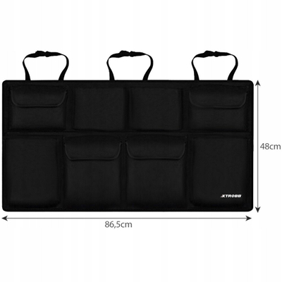 Organizues sediljeje Xtrobb 25251, material Oxford 600D, i papërshkueshëm nga uji, i zi