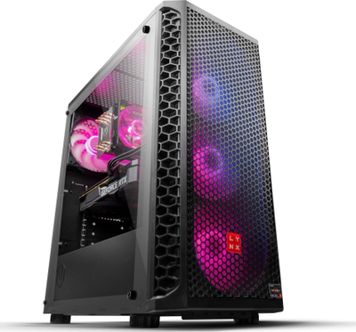 Kompjuter gaming Lynx Challenger, Intel Core i5 12400F, RTX 4060, 32GB RAM, 1TB SSD, i zi