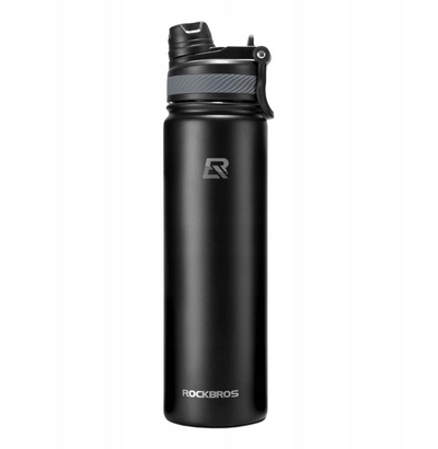 Shishe termike Rockbros 35210029002, 620 ml, çelik inox, e zezë