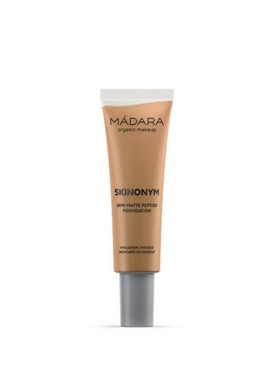 Krem pudër Madara Semi-Matte Peptide Foundation, 30 ml