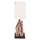 Lampë tavoline Twiggy HM4424, drejtkëndore, 35.5x15x47cm, kapak i bardhë