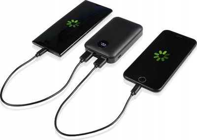 Power bank Air Gifts Daniel, 10000mAh, me ekran digjital, i zi