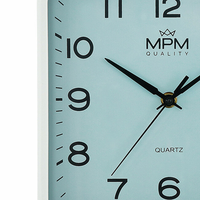 Orë muri Prim MPM Classic Square B E01.4234.31, e kaltër