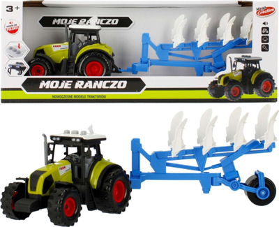 Lodër traktor me rimorkio Mega Creative My Ranch, me drita edhe zëra, jeshil