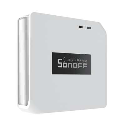 Hub smart Sonoff RF Bridge R2, 433MHz, Wi‑Fi, i bardhë