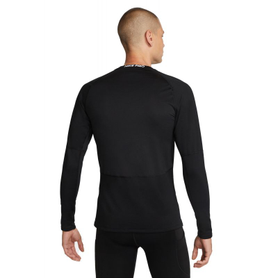 Bluzë trajnimi Nike Pro Warm M FB7982 010, me mëngë t’ gjata, Dri FIT, e zezë