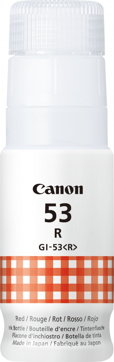 Bojë printeri Canon GI-53R, refill origjinal, e kuqe