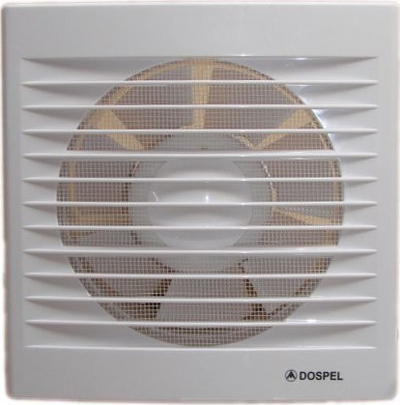 Ventilator aksial Dospel Styl 150 S, Ø150 mm, 280 m³/h, i bardhë