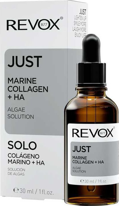 Serum për fytyrë Revox Just Marine Collagen HA, 30ml, për ujitje të lëkurës dhe elasticitet