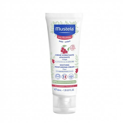 Krem për fytyrë të fëmijëve Mustela (Soothing Moisturizing Cream), 40 ml