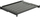 Raft për kabinet rack Lanview RAS400BL, 19", me thellësi të rregullueshme, i zi