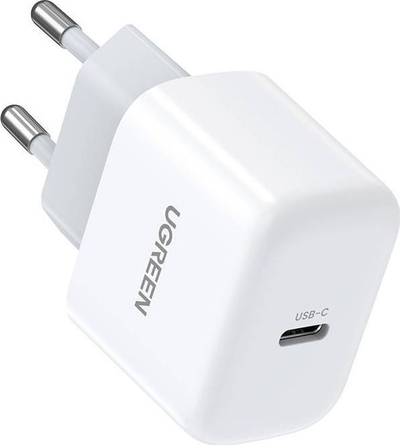 Karikues muri Ugreen Mini, USB-C PD 20W, prizë EU, i bardhë